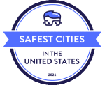 MoneyGeek's 2021 Safest Cities logo