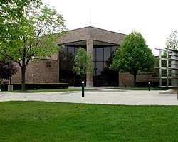 Front entrance to the Naperville Police Department
