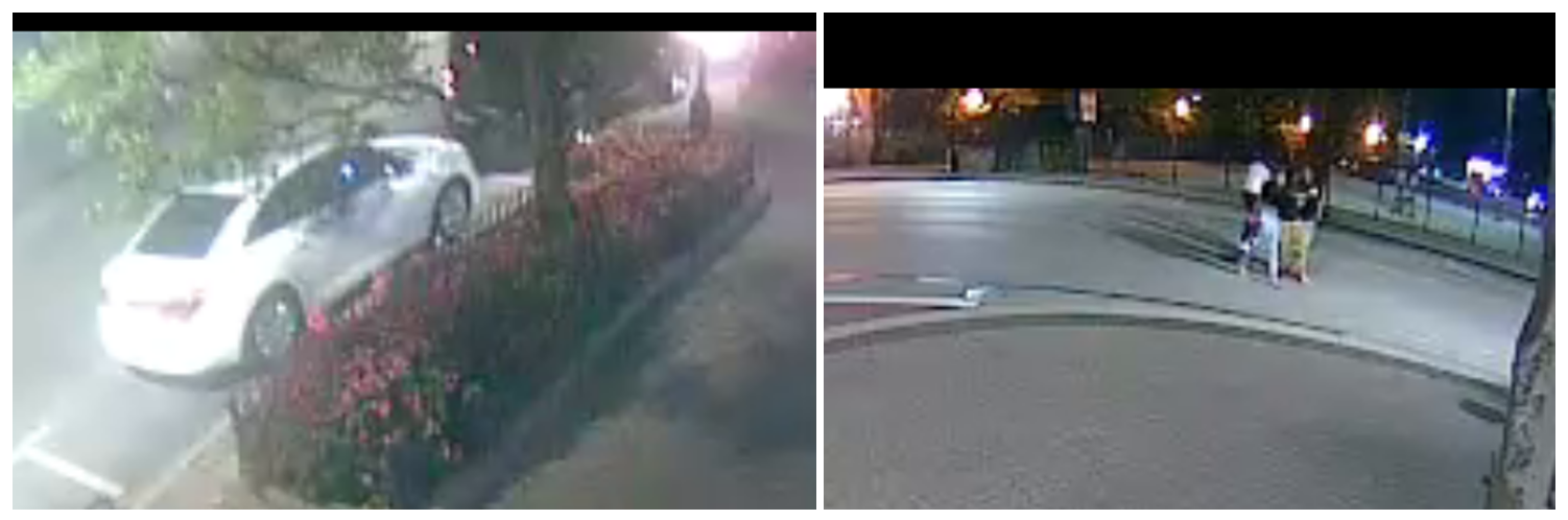 Surveillance video from downtown