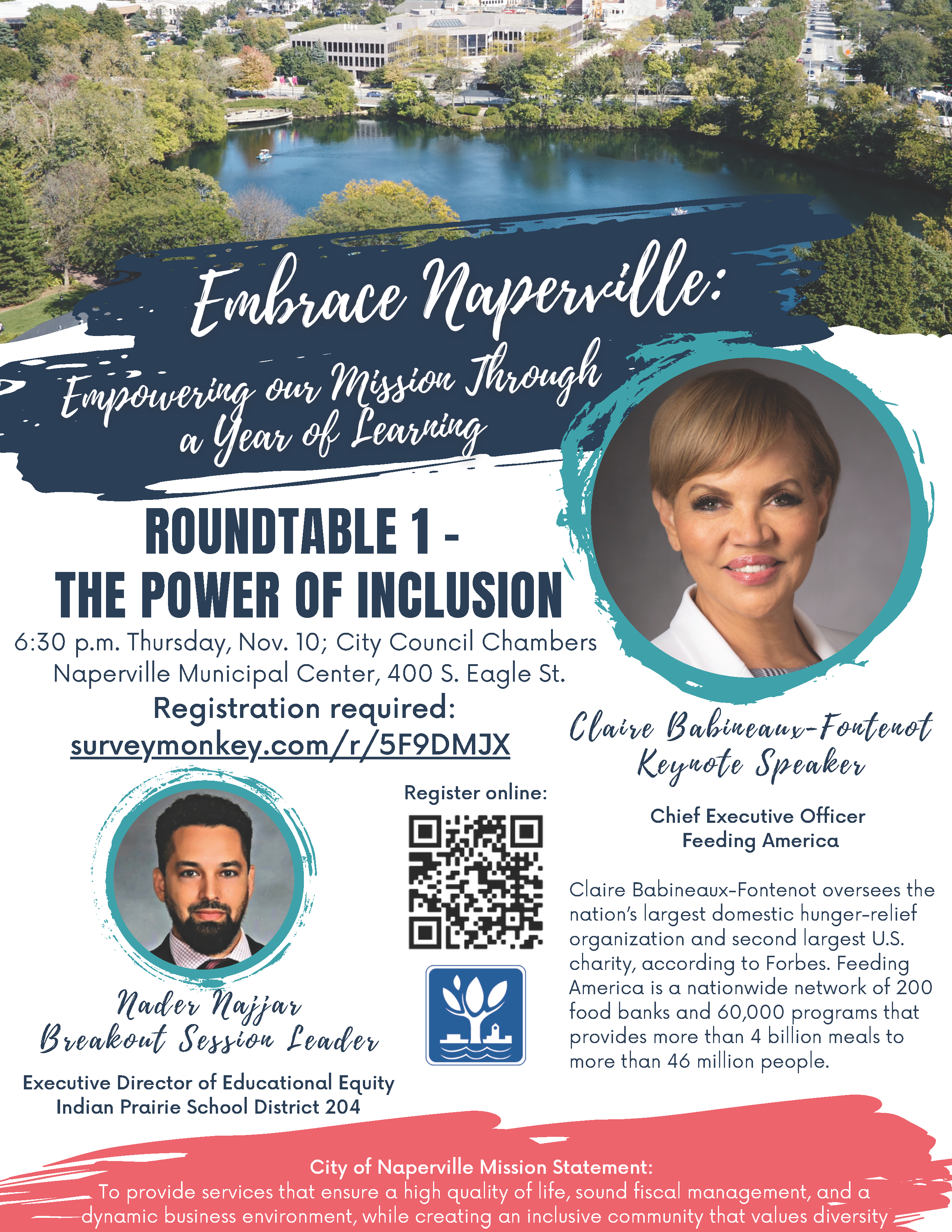 Event flyer for the Power of Inclusion event on Nov. 10