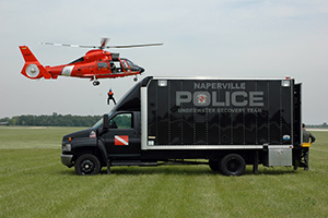 The Underwater Recovery Team is one of a number of specialty assignments available to hard-working officers at the Naperville Police Department. 
